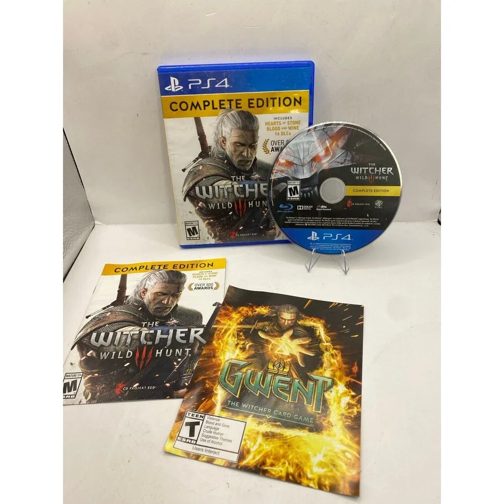 The Witcher 3: Wild Hunt - Complete Edition - Sony PlayStation 4 PS4 CIB Tested